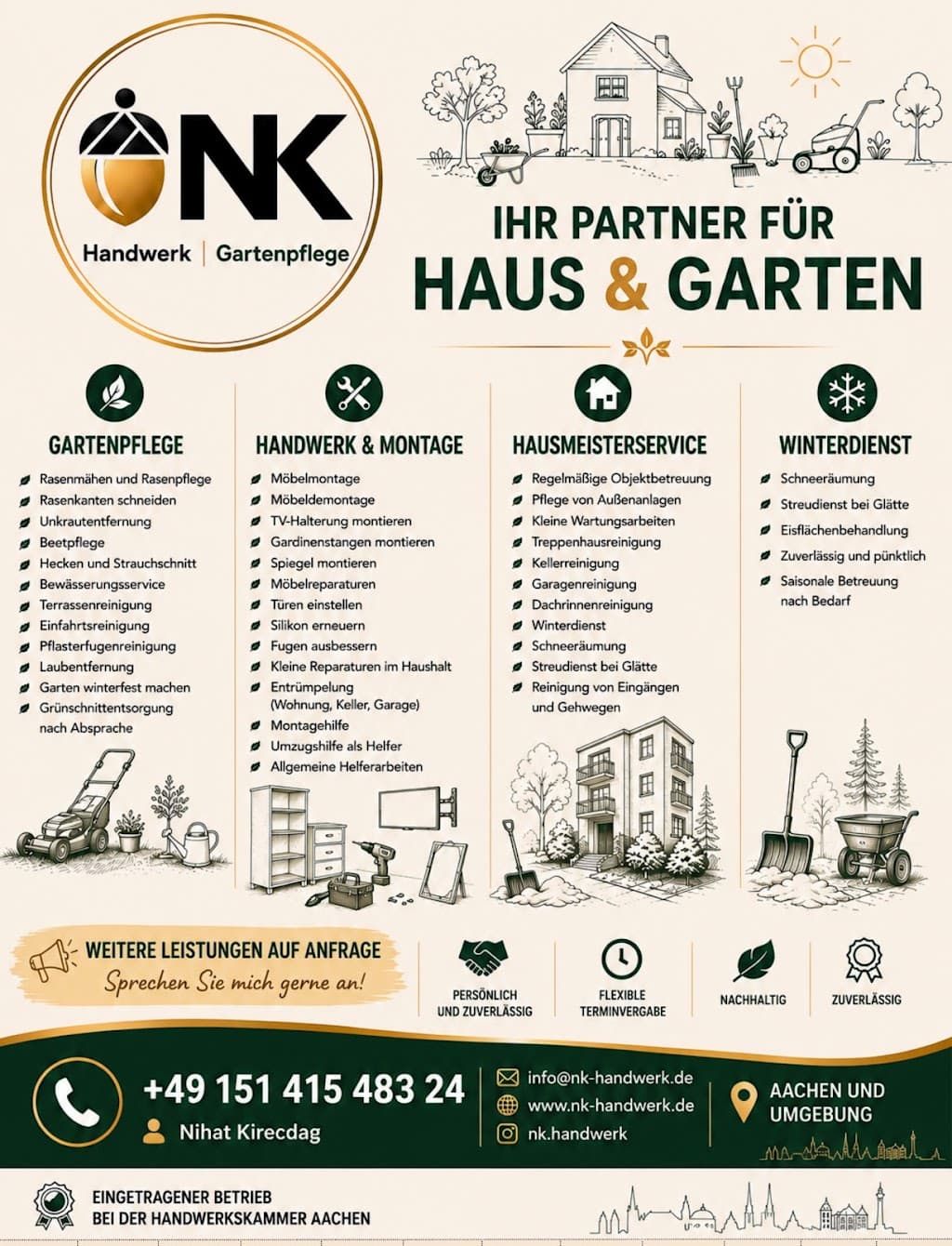 NK Handwerk | Gartenpflege