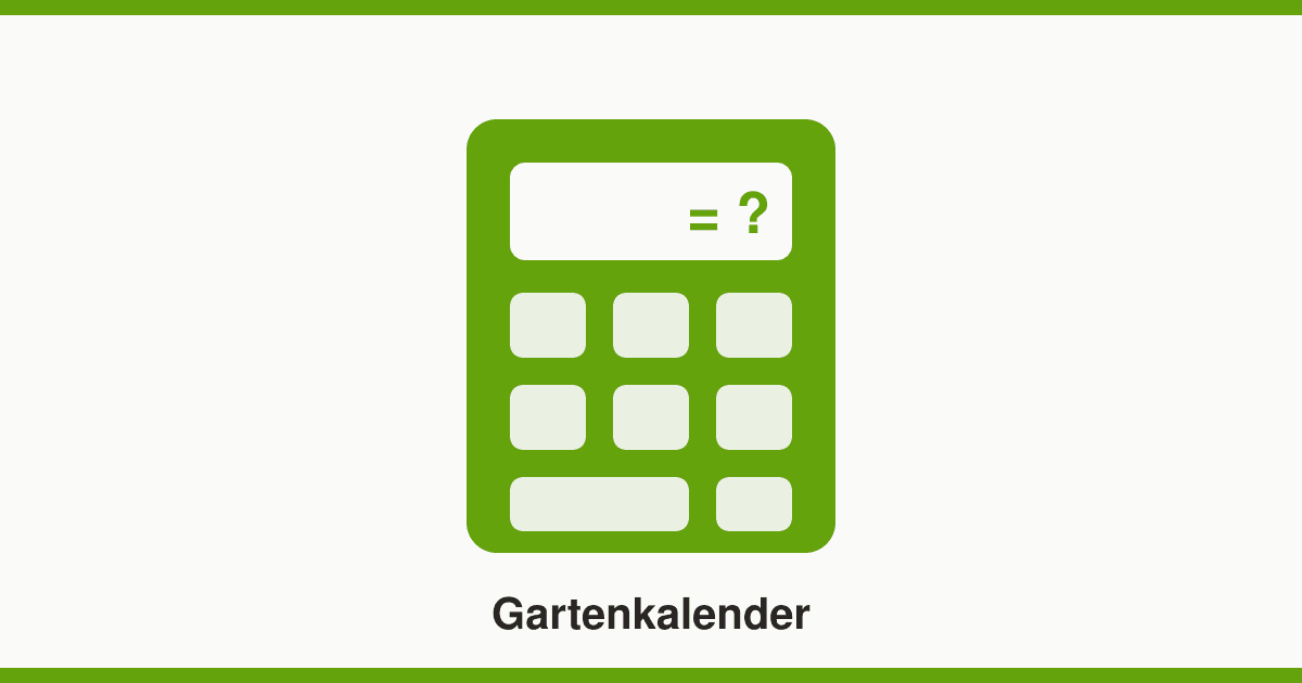 Gartenkalender: Gartenarbeiten Monat für Monat